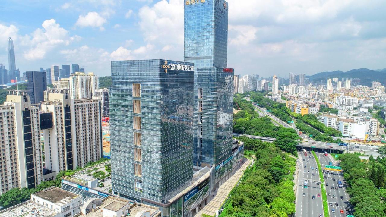 Golden Central Hotel Serviced Residence-Xin Hao E Du Thẩm Quyến Ngoại thất bức ảnh