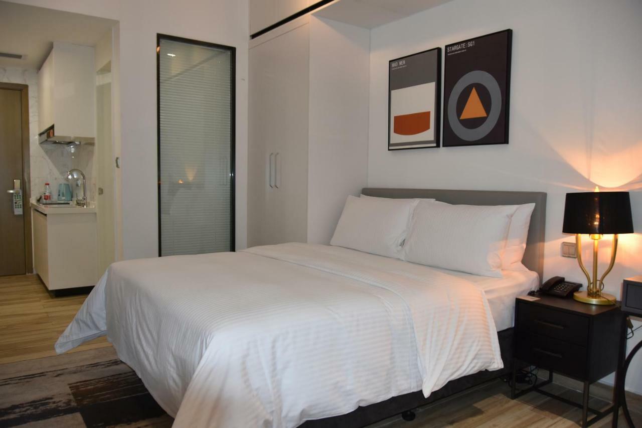 Golden Central Hotel Serviced Residence-Xin Hao E Du Thẩm Quyến Ngoại thất bức ảnh