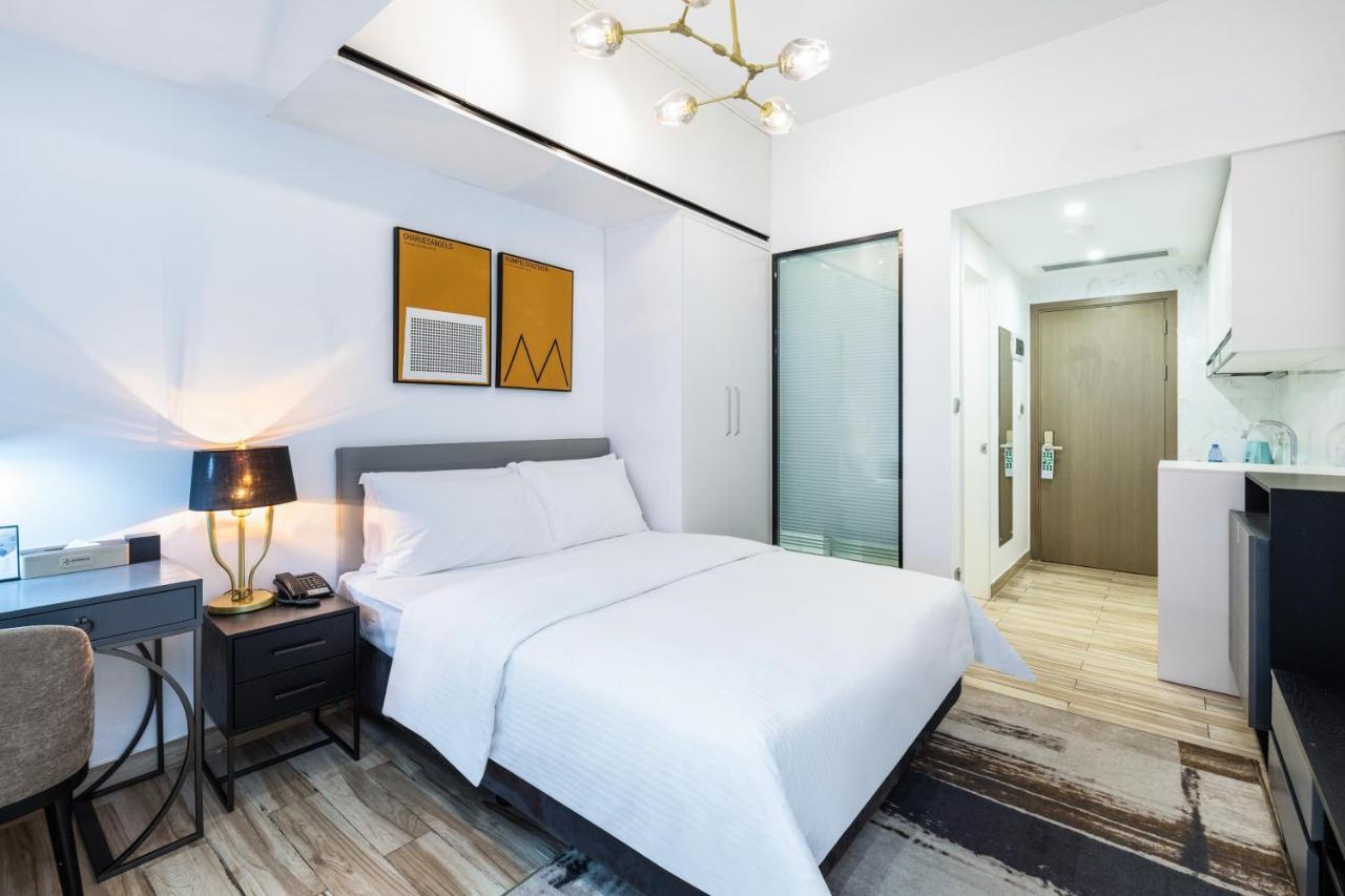 Golden Central Hotel Serviced Residence-Xin Hao E Du Thẩm Quyến Ngoại thất bức ảnh