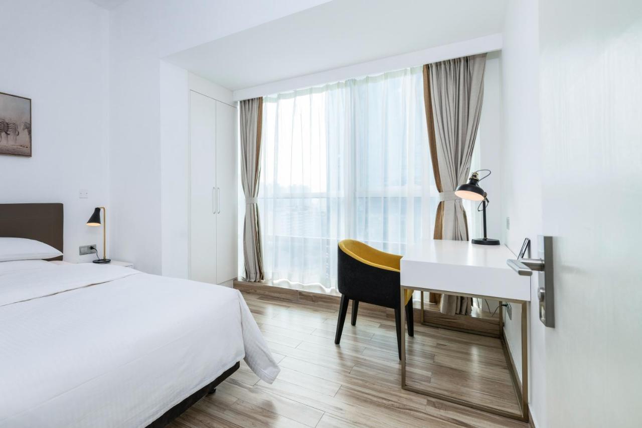 Golden Central Hotel Serviced Residence-Xin Hao E Du Thẩm Quyến Ngoại thất bức ảnh